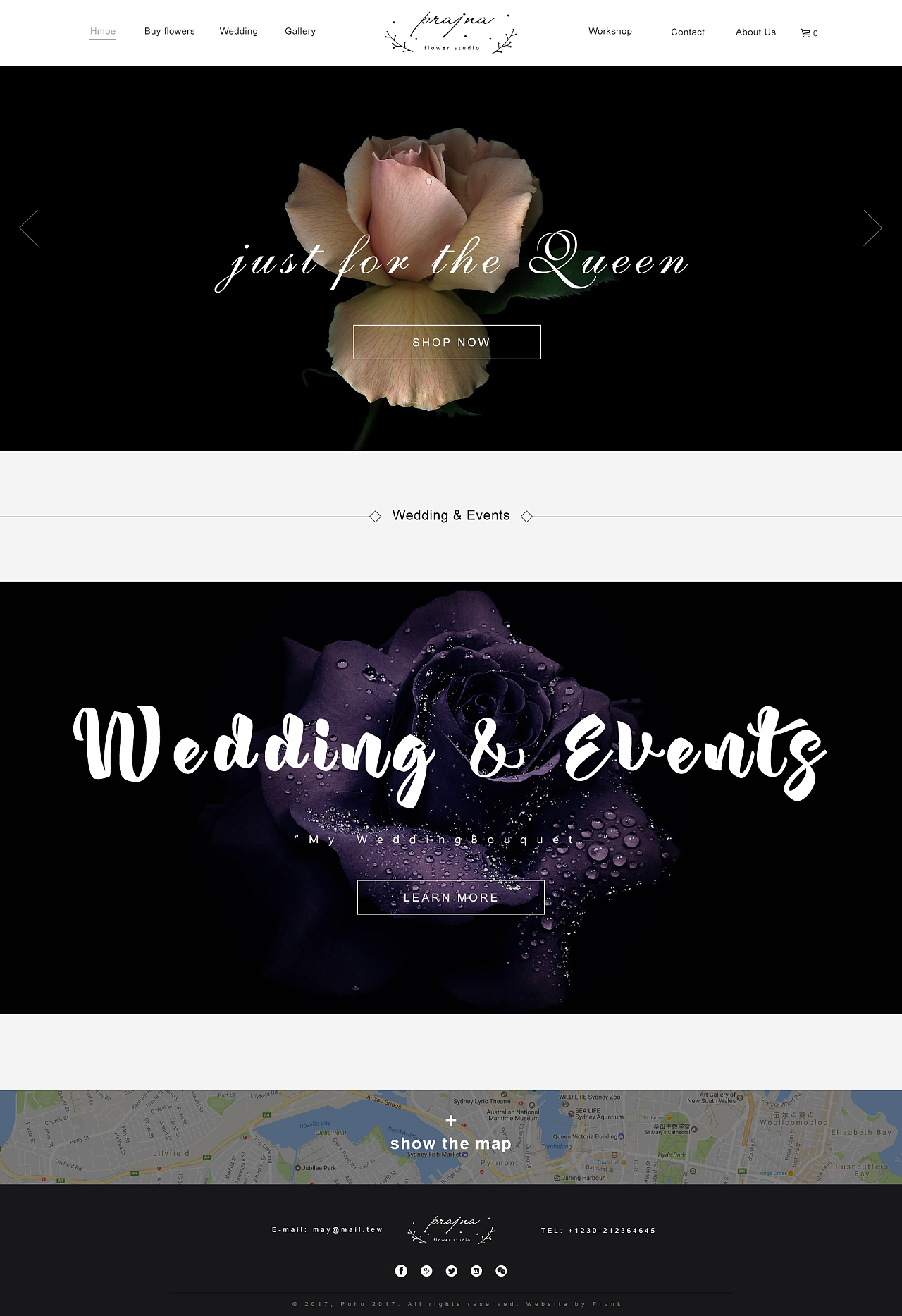 綻放自然之美 澳大利亞Prajna Flower花店電子商務(wù)網(wǎng)頁設(shè)計(jì)策略